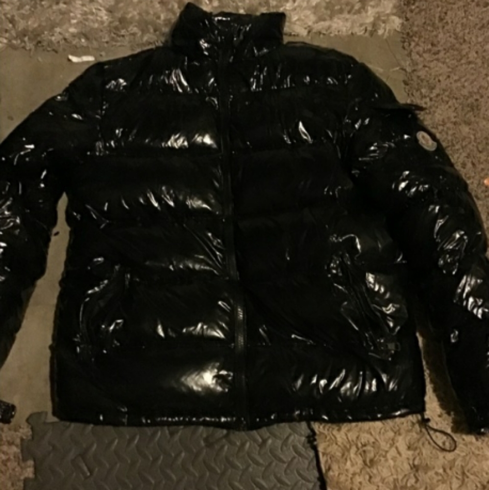 Black moncler coat